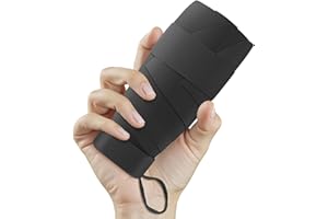 Zidoley mini parapluie de poche Pliant Protection Solaire Anti-UV Compact parapluie anti uv up 50 Femmes Coupe-Vent Portable Voyage petit solide étanche Ombrelle de Voyage- Pour femme