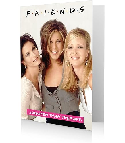 Happy Birthday Friends TV Theme - Personalized Birthday Card & Refrigerator Magnet - View #12