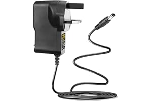 LeTaoXing 12V 500mA Power Supply Adapter, AC 100-240V to DC 12V 0.5A 6W Universal Driver Transformer 5.5mm x 2.1mm for CCTV Cameras/Router Compatible with 12V 300mA 0.3A 400mA 0.4A