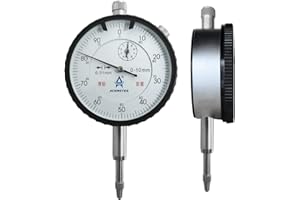 ACEMETER Mechanical Dial Gauge Probe Display Dial Test Measuring Range 0-10mm Reading 0.01mm Industrial Dial Indicators