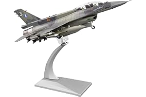 HANGOU Modèle d'avion militaire 1:72 F16D Modèle d'avion en métal moulé sous pression Modèle d'avion à collectionner ou à offrir