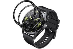 SeNool folia ochronna kompatybilna z Huawei Watch GT 3 46 mm [2 sztuki], ochrona ekranu 3D Full Coverage, [ochrona przed zarysowaniami, odciskami palców] folia ochronna na wyświetlacz kompatybilna z Huawei Watch GT3 46 mm