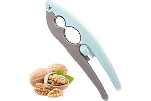 AYNKH Multifunktionaler Nussknacker, Stabiles Edelstahlöffner Werkzeug mit rutschfestem Griff für Walnüsse Pekannuss Haselnüsse Mandeln Brasilien Nüsse
