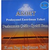 imece Akort Kısa Sap Bağlama-Saz Teli 0.18 + Tezene Hediye