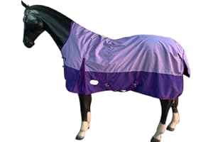 eQuitack Your Passion Is Our Mission Outdoor Winterdecke Turnout 100% Wasserdicht 600D 50G Fulling Lavender/Plum - 145cm