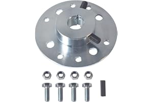 CPVNQMDG Steel Sprocket Hub for Go Kart 3/4" Bore & 3/16" Keyway for Mini Bike 212cc 196cc 6.5hp Dune Buggies Drift Trike Heavy Duty Go Kart Cart with Hardware Kit