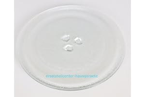 INGBERTSON Mikrowelle Drehteller UNI DU = 245 mm / 24.5 cm/Mikrowellenteller/Glasteller für Mikrowelle/Ersatzteller/Ersatz-Drehteller