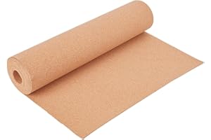 ‎BENECREAT BENECREAT 3.5mx40cm Korkrolle, Sandbraunes Korkblatt, Pinnwand-Hintergrund, Korktafel Für Küchen-Hotpads, Wanddekorationen Und DIY-Kunsthandwerk, 2 mm Dick