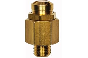 HVG-DRUCKLUFTZUBEHÖR Sicherheitsventil-Mini, Überdruckventil einstellbar 3-7 bar, G1/8"