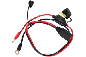 XIHIRCD Wiazka Przewodów, Kompatybilna z Zaciskiem Oczkowym NOCO GC002 X-Connect M6 (1/4") Kable do Ladowania Podtrzymujacego Przewody do Akumulatorów Kable do Akcesoriów NOCO