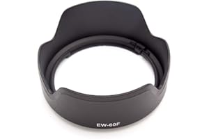 vhbw Kunststoff Gegenlichtblende Streulichtblende Sonnenblende 55mm schwarz kompatibel mit Objektiv Canon EF-M 18-150mm f3.5-6.3 is STM