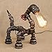 Produktbild XCH Dazzling DL Tischlampe Metall Industrielle Wasserrohre Lampen Tischleuchten (Animal Water Pipes Schreibtischlampen) Kinder Weihnachtsgeschenke Kinderbüro Lerntisch Lampen (nicht inkl. Glühbirnen)