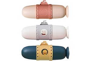 Étui Brosse à Dent,Smavles 3Pcs Étui pour Brosse à Dents de Voyag PP boîte de Rangement de Tasse de Brosse à Dents pour Camping, Voyage d'affaires, Domicile(Bleu+Blanc+Rose)