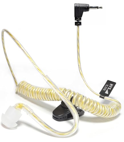 Auricolare A Gancio Solo Ascolto Forma D Per Radio Vertex Yaesu 1 Pin - Nero - Foto 3