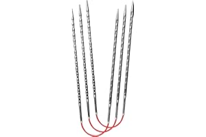 Addi CrasyTrio Romanzo Lungo 3,5 mm, Metallo, Silver, 3.50mm (UK 10 / US 4)