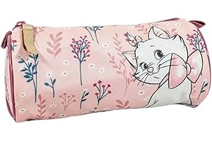 mybagstory - Astuccio - Aristogatti - Maria - Rosa - Bambino - Scuola - Asilo - Asilo - Primario - Astuccio Bambina - Misura 20 cm - Idea Regalo, Rosa, Classico, rosa, Classico