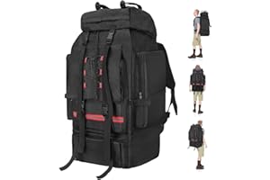 LYtech 130L Wanderrucksack Reiserucksack Herren Damen Große Trekkingrucksack Campingrucksack mit Reflexstreifen Outdoor Sport Reise Tagesrucksack Militärischer taktischer Rucksack Geschenke