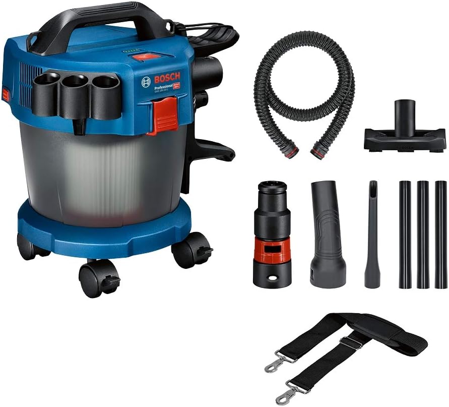 Bosch Professional GAS 18V-10 L Akülü Süpürge (18 Volt, SOLO, Hazne hacmi, brüt: 10 lt)