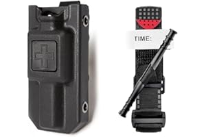 UIHECTA Torniquetes con Soporte para Torniquetes,Primeros Auxilios para Torniquete De Emergencia Al Aire Libre Control Táctico De Hemorragias para Salvar Vidas