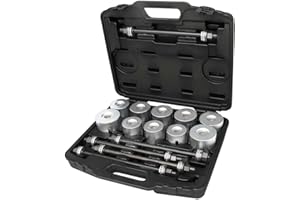 Autojack 27 Piece Professional Bush Bearing Removal Tool Universal Pull Kit for Cars & Trucks Carbon Steel