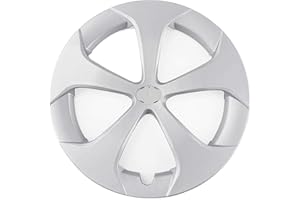 UPERFECT DUAO 15 inch Car Wheel Cover Hub Cap Replacement for Prius 2012 2013 2014 2015, 363371, Silver