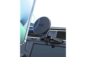 YOSH Uchwyt Samochodowy do MagSafe do Gniazda CD, Magnetyczny Uchwyt Samochodowy dla iPhone 17/16/15/14/13/12 Serii & dla Etui do MagSafe, 360° Obracany Uchwyt, Kompatybilny z Gniazdem CD