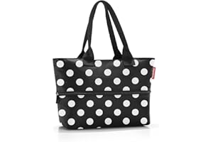 Reisenthel RJ7073 SHOPPER E1 DOTS WHITE Borsa sportiva Donna DOTS WHITE Taglia Unica
