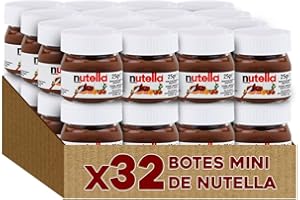 IAMI Crema de Cacao con Avellanas | Pack Mini Tarritos 25 gr | Crema de Cacao y Avellanas | Caja de Tarritos Individuales perfectos para Hosteleria, Eventos o Repostería (32 Tarritos 25gr)