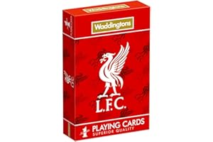 Waddingtons Number 1 Liverpool FC Playing Card Game, play with legendary Premier League players including Ian Rush, Steven Gerrard and Xavi Alonso, gift and toy for boys, girls and adults Aged 6 plus