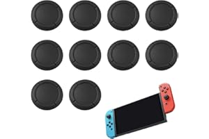 BINXIAOQIN 10 Stück Controller Zubehör für Nintendo Switch,Controller Stick Aufsätze für Nintendo Switch Joystick Kappen,Controller Sticks nintendo Switch Ersatzteile Kappen,Gummi Controller Grip kappen Zubehör