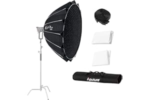 Aputure Light Dome 150 - Softbox con apertura grande, montaggio Bowens per la creazione di contenuti, interviste e fotografia di ritratto