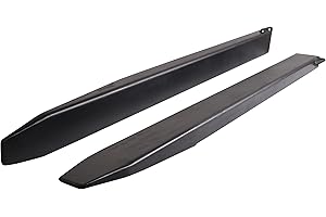 PALLIT Extensión de horquilla abierta | 1600 mm 1,6 m | 110x50 mm | Prolongación de horquilla para carretilla elevadora | Par