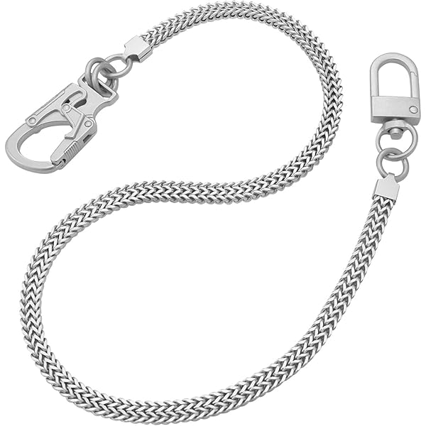 Wilcractk Chaîne De 40 Cm En Acier Inoxydable, Chaîne