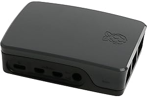 Raspberry Pi Boîtier pour Raspberry Pi 4 (Noir/Gris)
