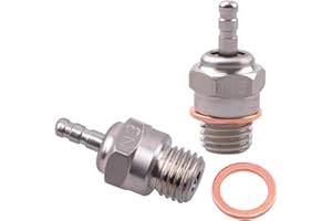 CrazyHobby 70117 Hot Glow Plug No.3 N3 RC Bujías de repuesto OS 8 para Traxxas Redcat HPI HSP Kyosho 1/8 1/10 Nitro Engine Parts (paquete de 2)