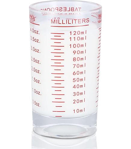 Verre Doseur Gradué 90 Ml - Set De Petits Verres à Shot Pour Expresso, Boissons Et