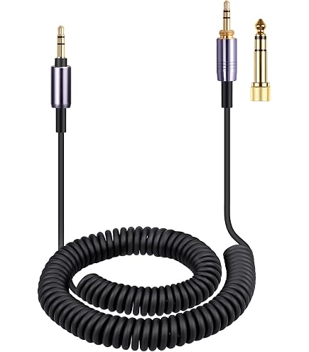 Câble Audio Rechange Pour Casque Audio Technica ATH-M50x/M40x/M70x - Longueur 1,5m - Connecteur 3,5mm
