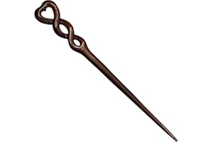 ISLAND PIERCINGS Haarnadel Haarstab Handarbeit aus Holz Braun 20cm Handarbeit HN291