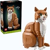 Lego Ideas Turuncu Kedi 21376 - Yetişkinler I&ccedil;in G&ouml;z Se&ccedil;enekleri Olan Kedi Model Yapım Seti (1755 Par&ccedil;a)