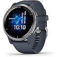 Garmin Venu 2 GPS 43mm Smartwatch, AMOLED Touchscreen, All-day Advanced Health & Fitness Features, Music Storage, Wellness Smartwatch with up to 11 days battery life, Granite Blue