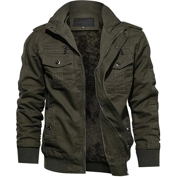 Veste D'hiver épaisse CHEXPEL Pour Homme - Capuche Amovible, Doublure Polaire, 8 Poches, Noir - Taille M