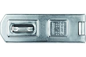 ABUS Hasp 100/100 - Lucchetto per porte a battente, ABUS Security Level 4, colore: Argento