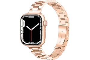 Wristitani per Cinturino Apple Watch 42/44/45mm 38/40/41mm, Cinturino in Acciaio Inossidabile di Ricambio Compatibile con Apple Watch 8 7 6 SE 5 4 3 2 1, Cinturini per alla Serie iWatch per Uomo Donna