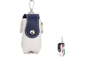 LONGHAO Leder-Gürteltasche für Golfbälle Golf-Hüfttasche Mini Golfball Schutz Tasche Golfball-Aufbewahrungstasche,Golftasche mit Hängendem Clip,für Golftraining Freizeitsport Freizeitsport