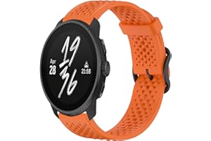 Gheper Band Compatible with ﻿﻿﻿﻿Suunto Race/Race S/Vertical /9 Peak Pro /9 Peak /5 Peak Smartwatch Accessory Soft Silicone Breathable Replacement Wristband Strap 22MM