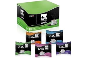 POP CAFFE' Caffe' Pop Capsule E-Mio Mix Arabico, Deca Compatibili A Modo Mio - 100 Pezzi