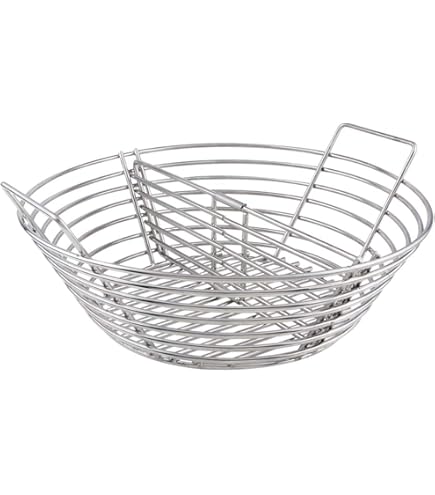 Edelstahl Holzkohlegrill Aschekorb 35,6 Cm – Für Big Green Egg, Kamado Joe & ähnliche Keramikgrills