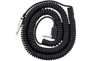 Vox VCC090BL - Cavo audio, stile retrò, con custodia a rete nera, 9 m