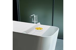 Acesunny Faltbar Badewannen Abdeckung Badewanne Brett Wasserdichte SPA Bathtub Cover Badewannenablage Badewannenbrett Tablett Faltbare Badewannenabdeckung Badablage