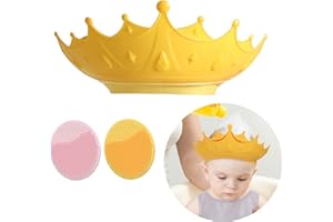 BSITSSS Casquette De Bain Bébé Chapeau Douche Bébé, Visiere Bain Enfant Bébé, Bain Bebe Protéger L'Oreille Et Yeux des Enfant Bonnet de Douche Enfant Réglable Visière Bonnets de Bain Pour Enfants